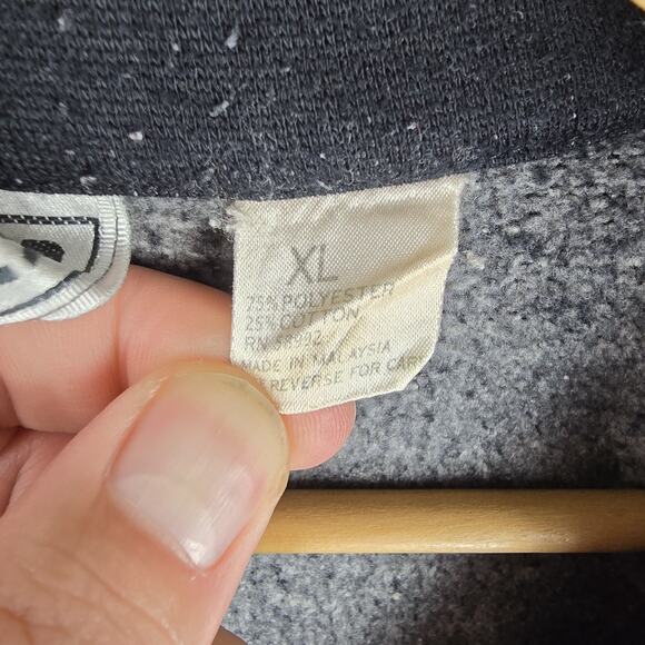 Vintage Trader Bay Track Jacket XL Zip Sweatshirt Retro Striped Jogging 80s - Picture 7 of 10